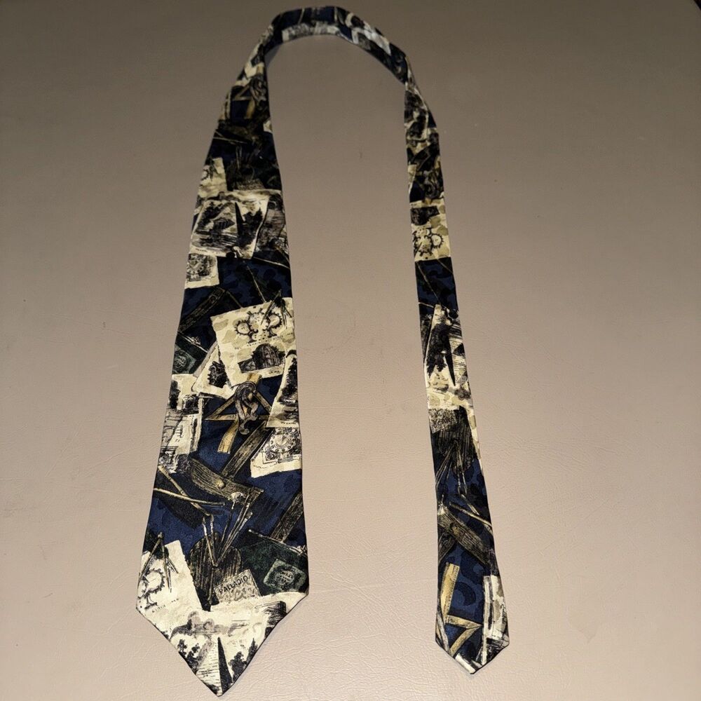 VTG Structure Collezioni Men’s Tie Blue